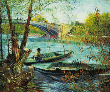 Fishing in the Spring, Pont de Clichy